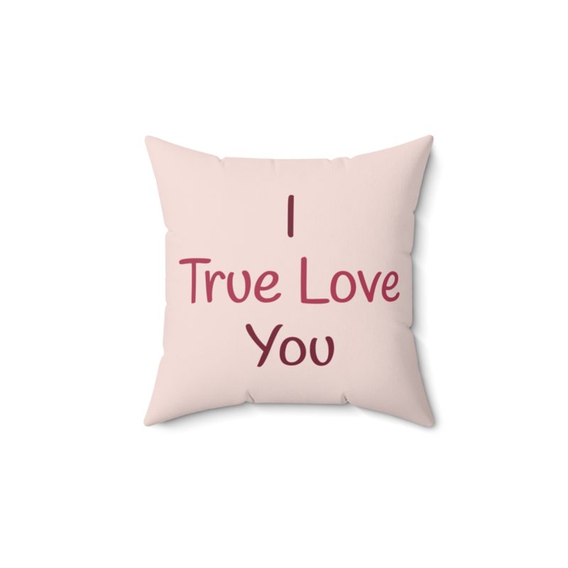 The Dog's Side Pillow from I True Love You