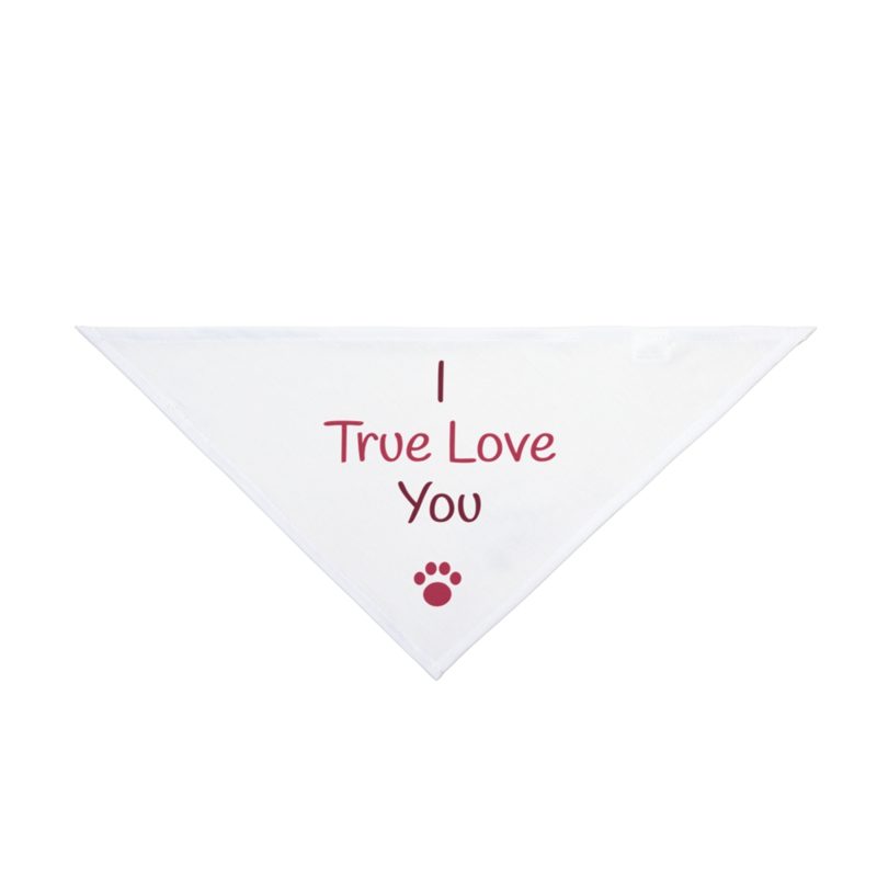 Pet Bandana from I True Love You