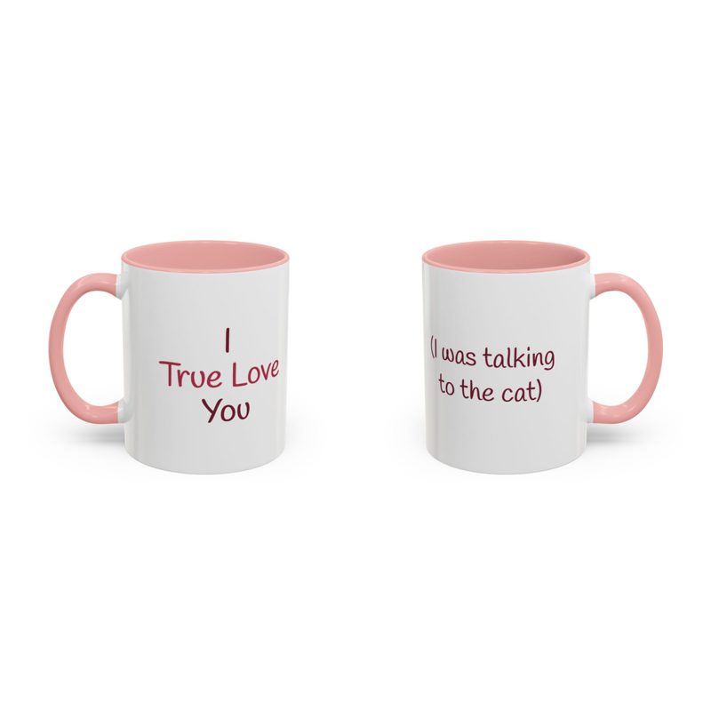 I Was Talking to the Cat Mug from I True Love You